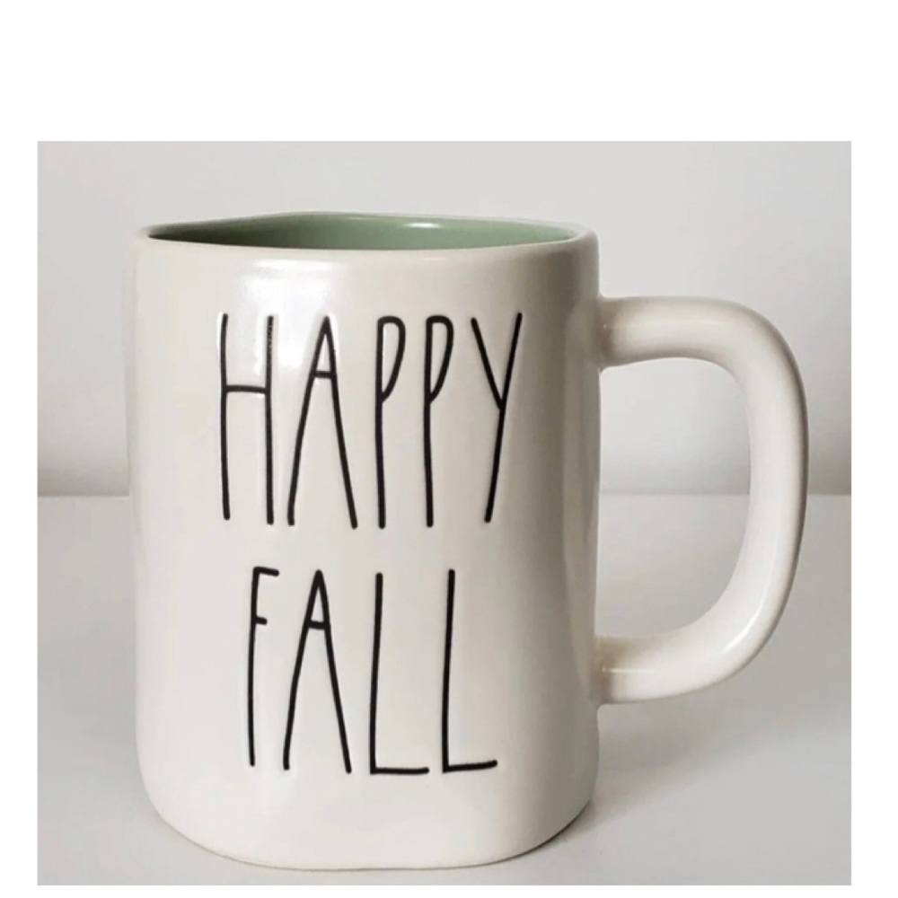 NEW Rae Dunn Happy Fall Coffee Mug Double Sided